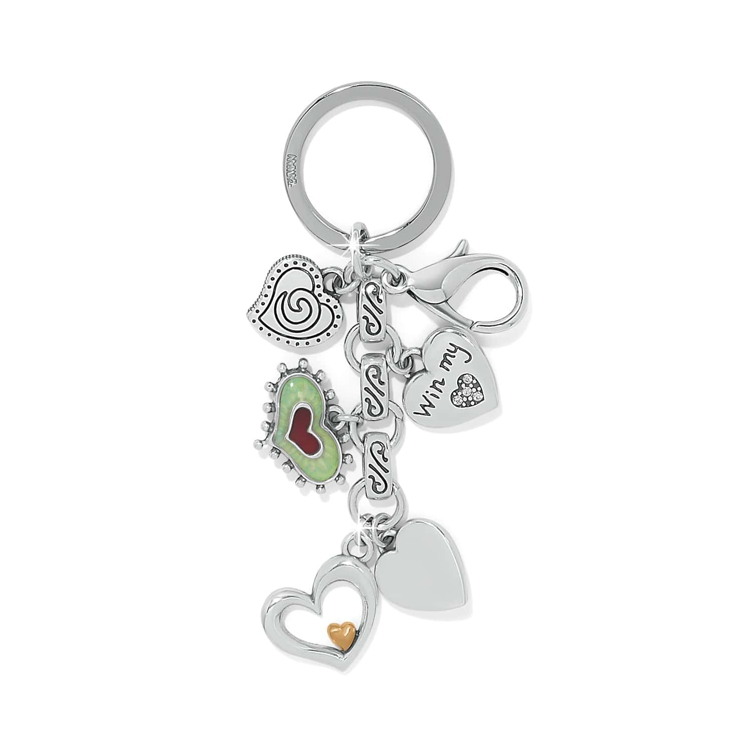 One Heart Color Key Fob - Image 2