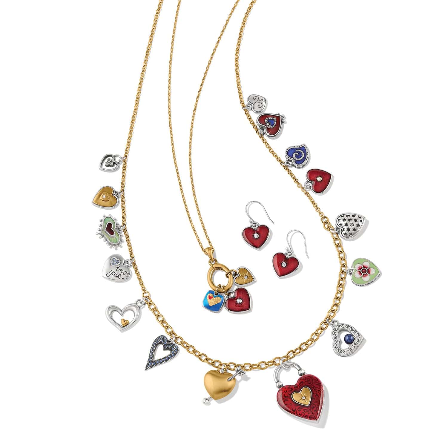 One Heart Reversible Earrings - Image 3