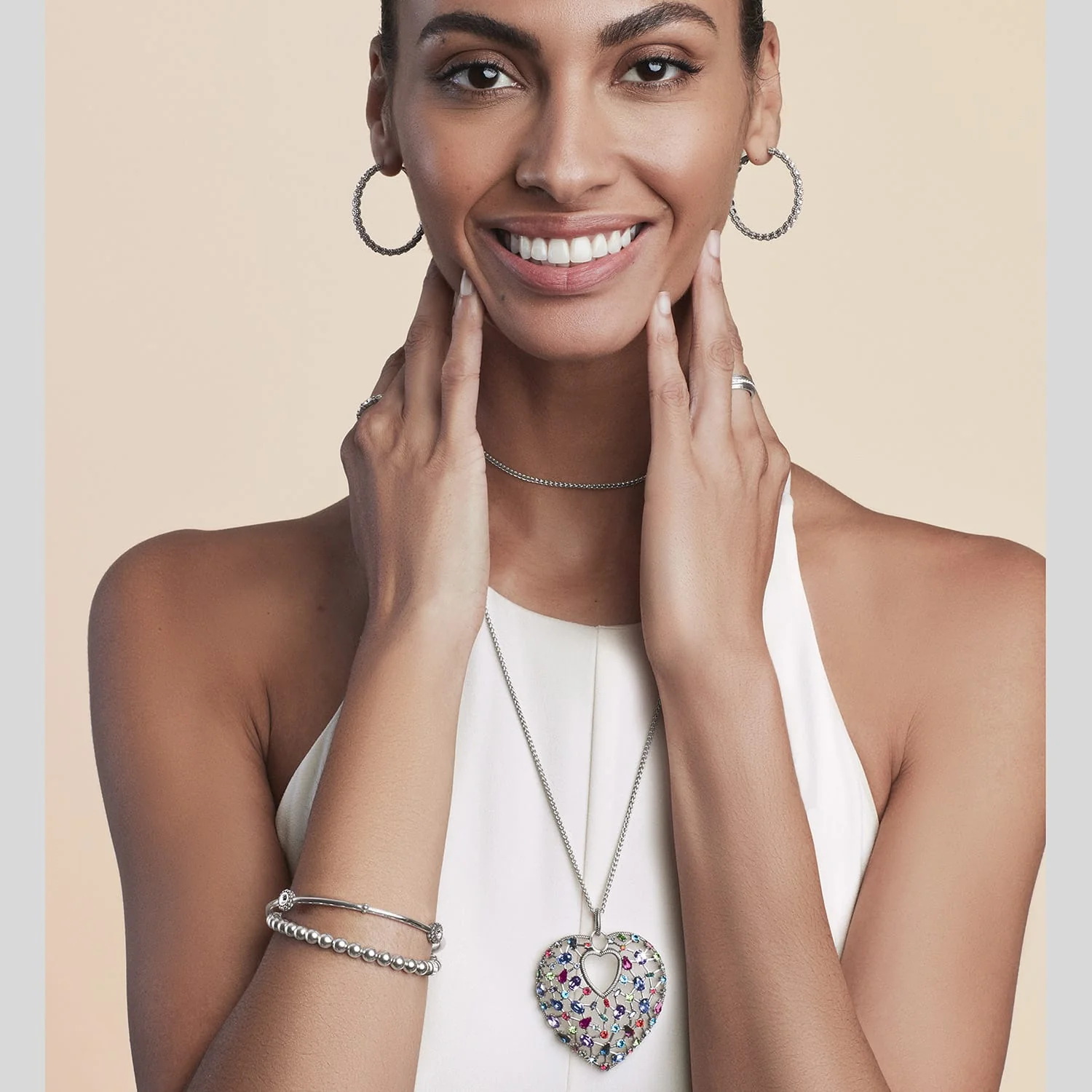 One Love Heart Jewel Convertible Necklace - Image 5