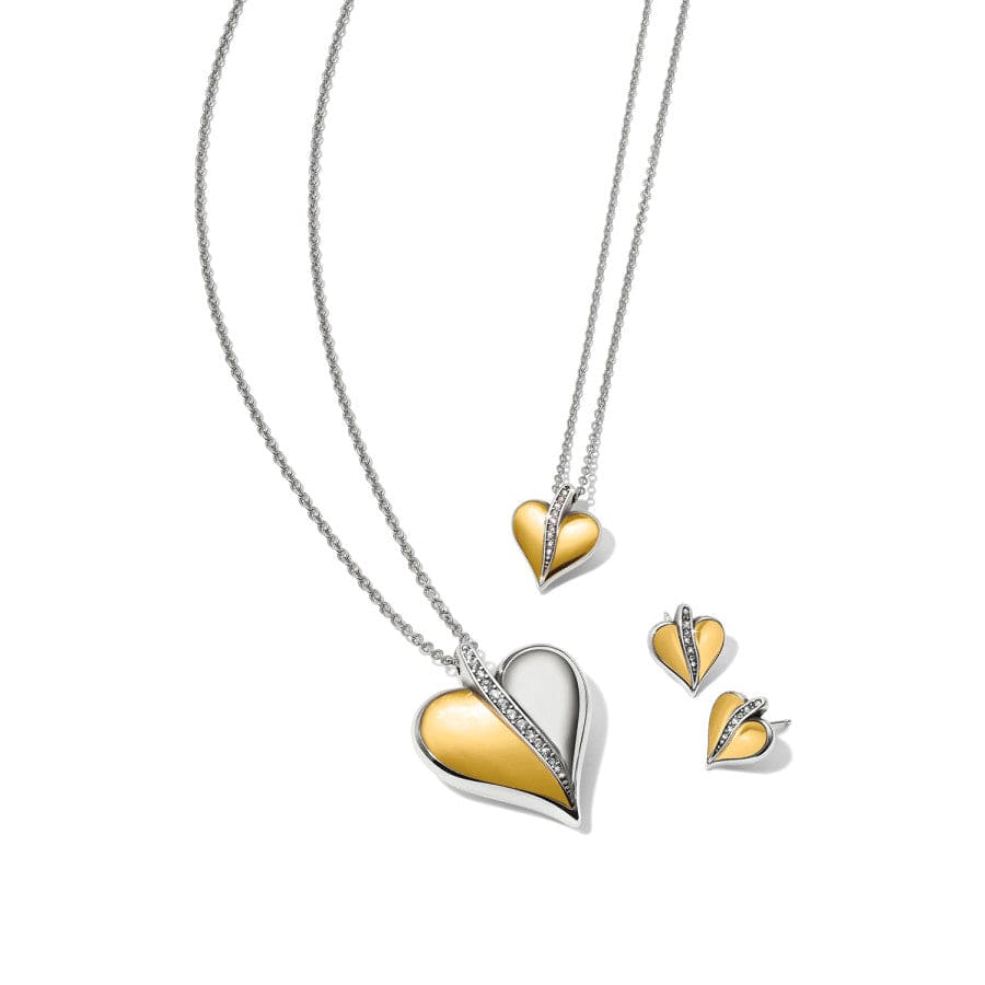 Precious Heart Two Tone Necklace - Image 4