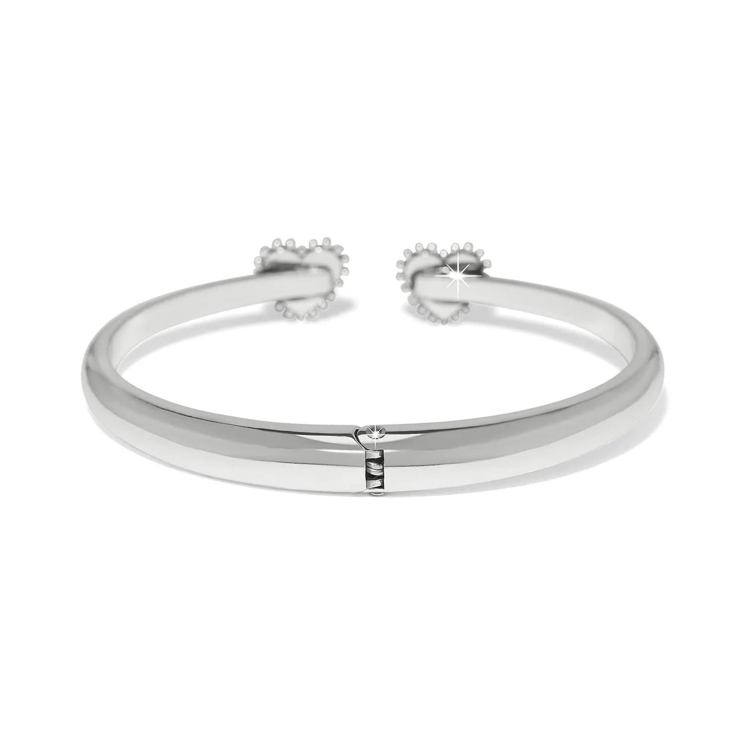 Pretty Tough Amour Heart Open Hinged Bangle - Image 2