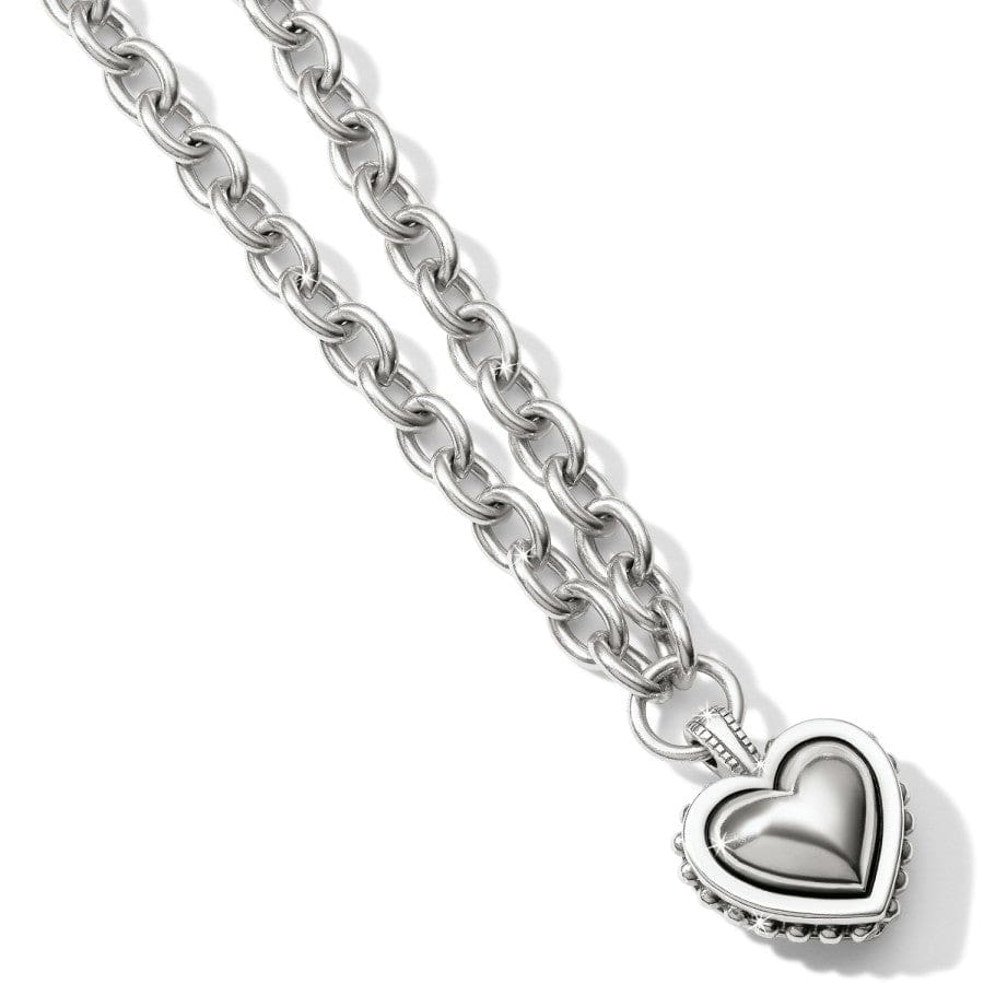 Pretty Tough Bold Heart Necklace - Image 3