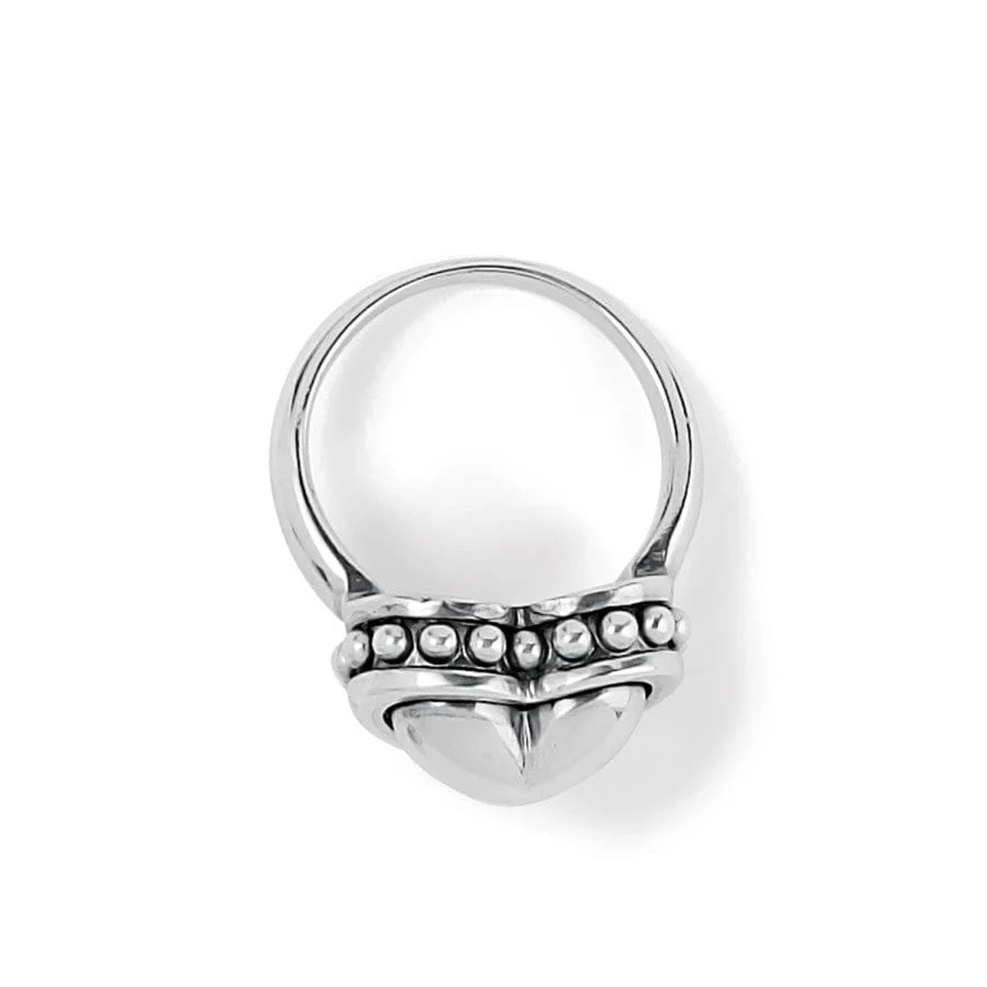 Pretty Tough Bold Heart Ring - Image 2