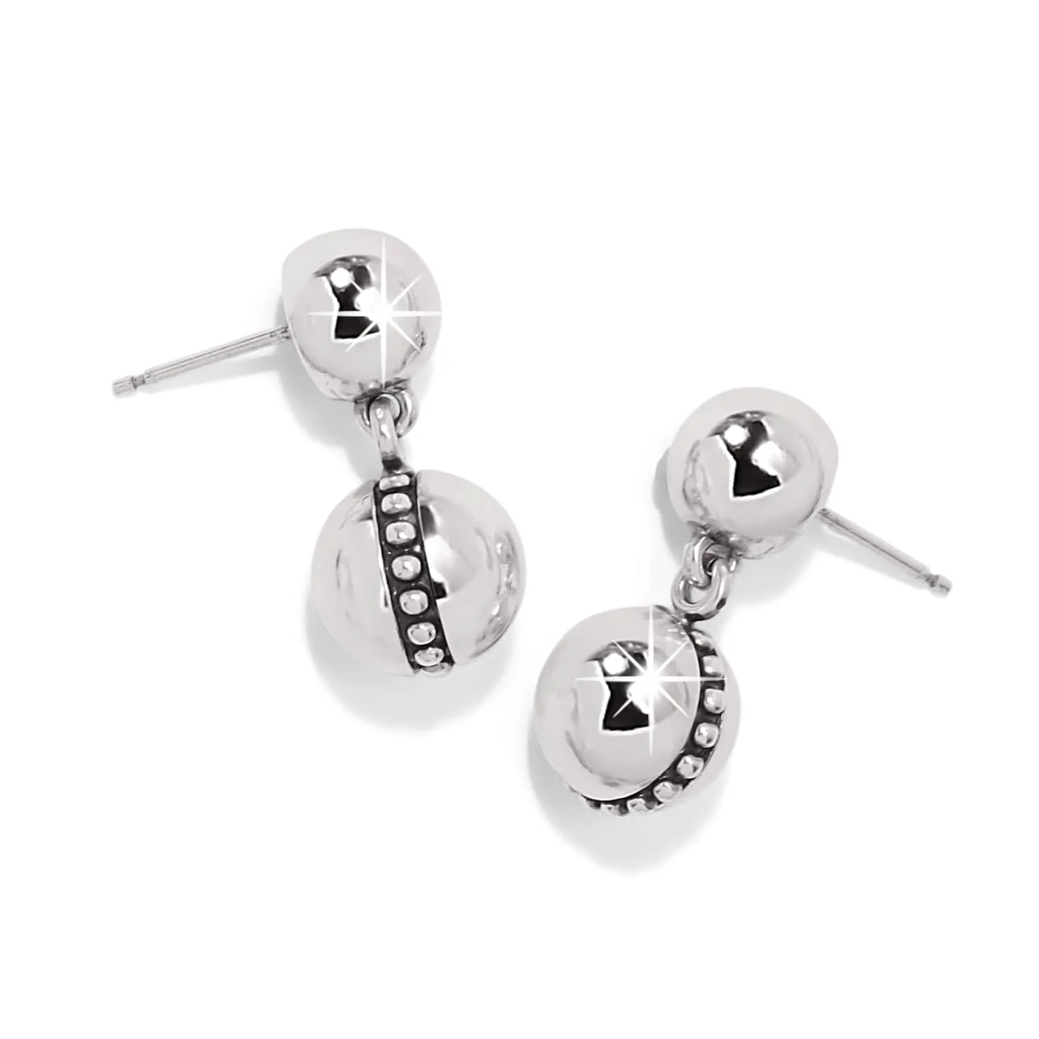 Pretty Tough Bold Stud Post Drop Earrings Gift Box - Image 3