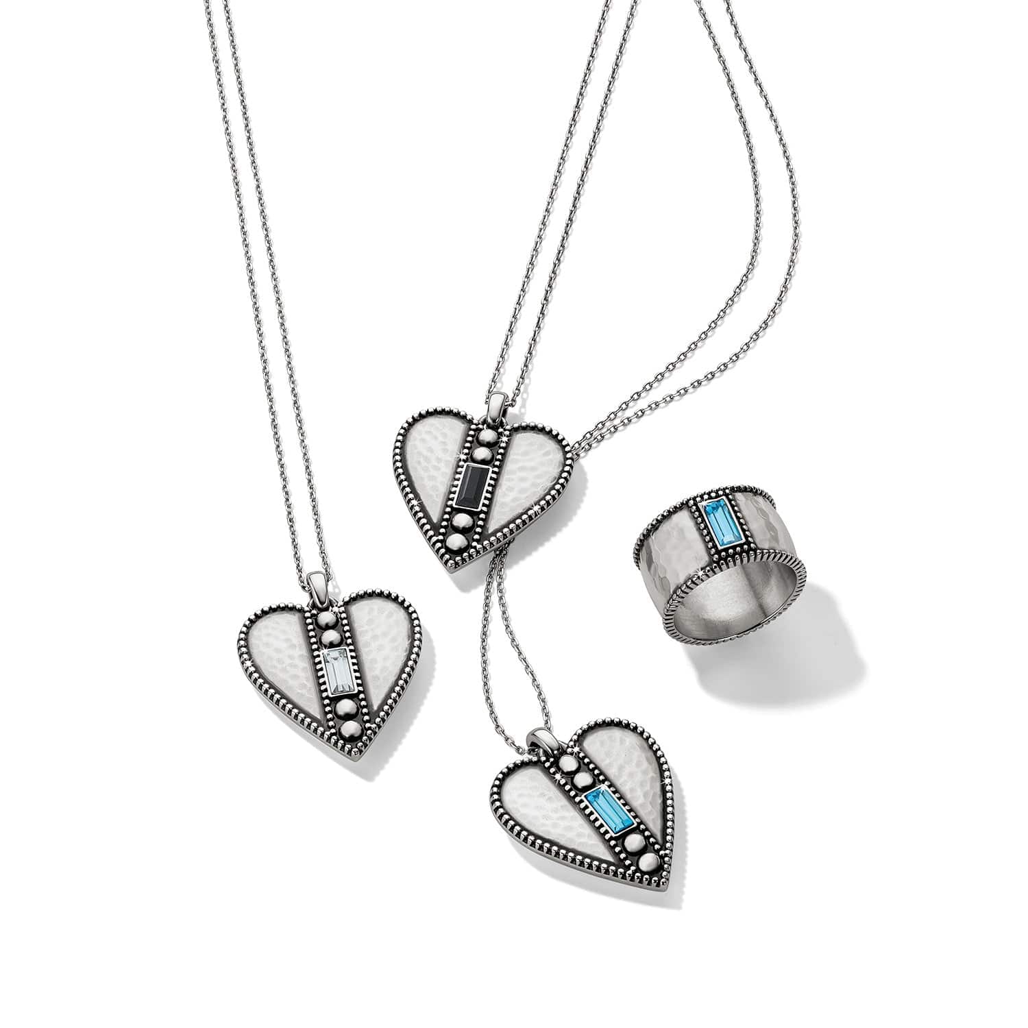 Pretty Tough Gem Heart Necklace - Image 12