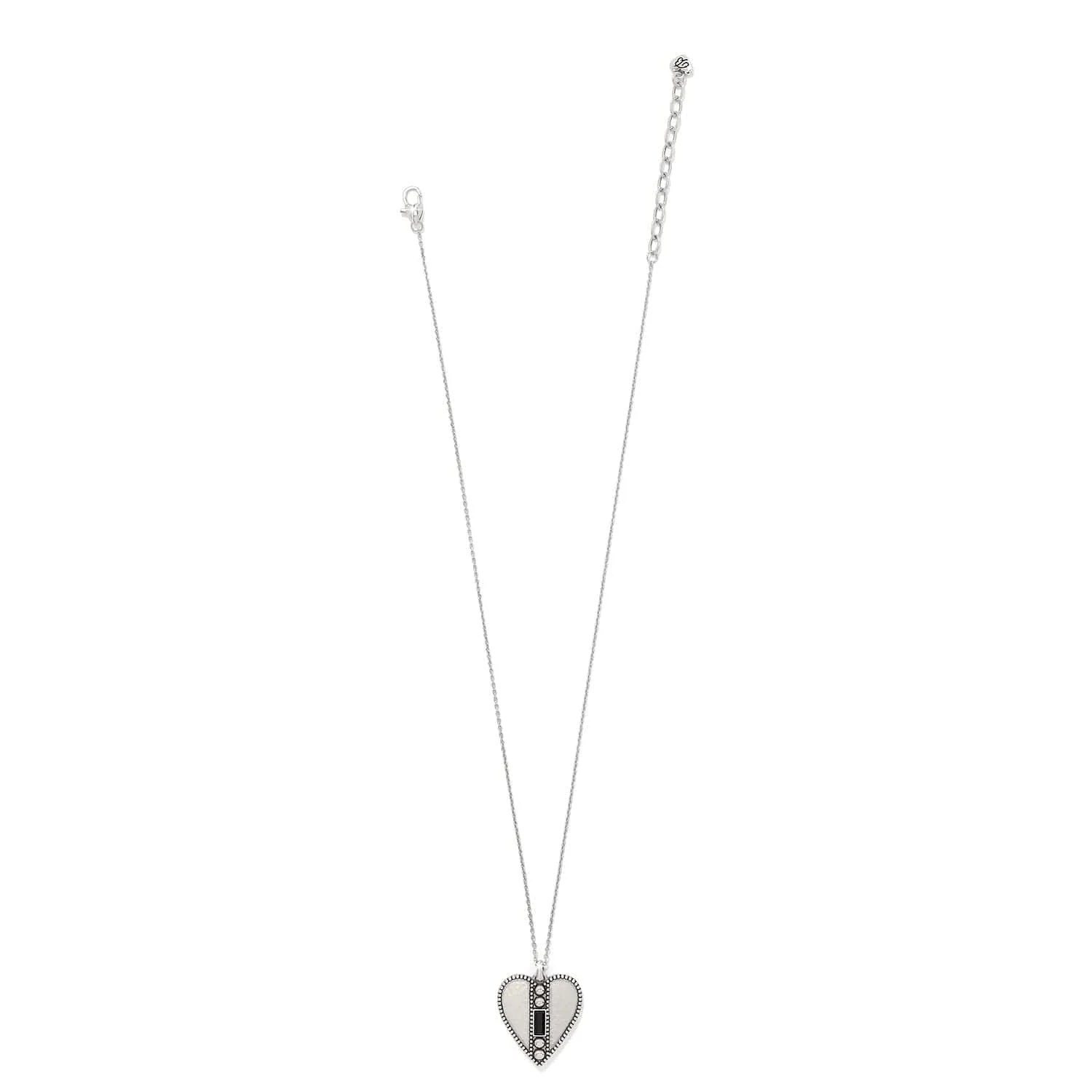 Pretty Tough Gem Heart Necklace - Image 3