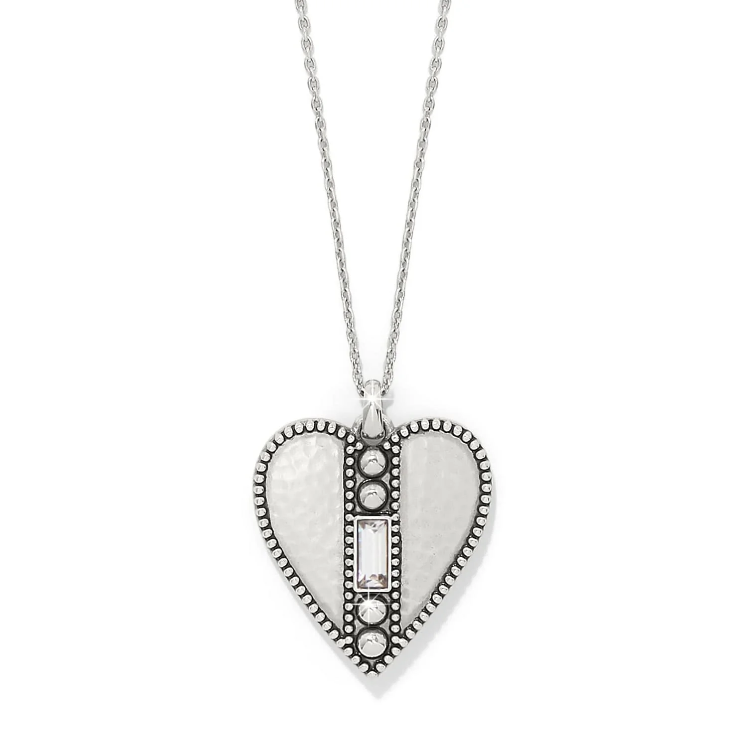 Pretty Tough Gem Heart Necklace - Image 4