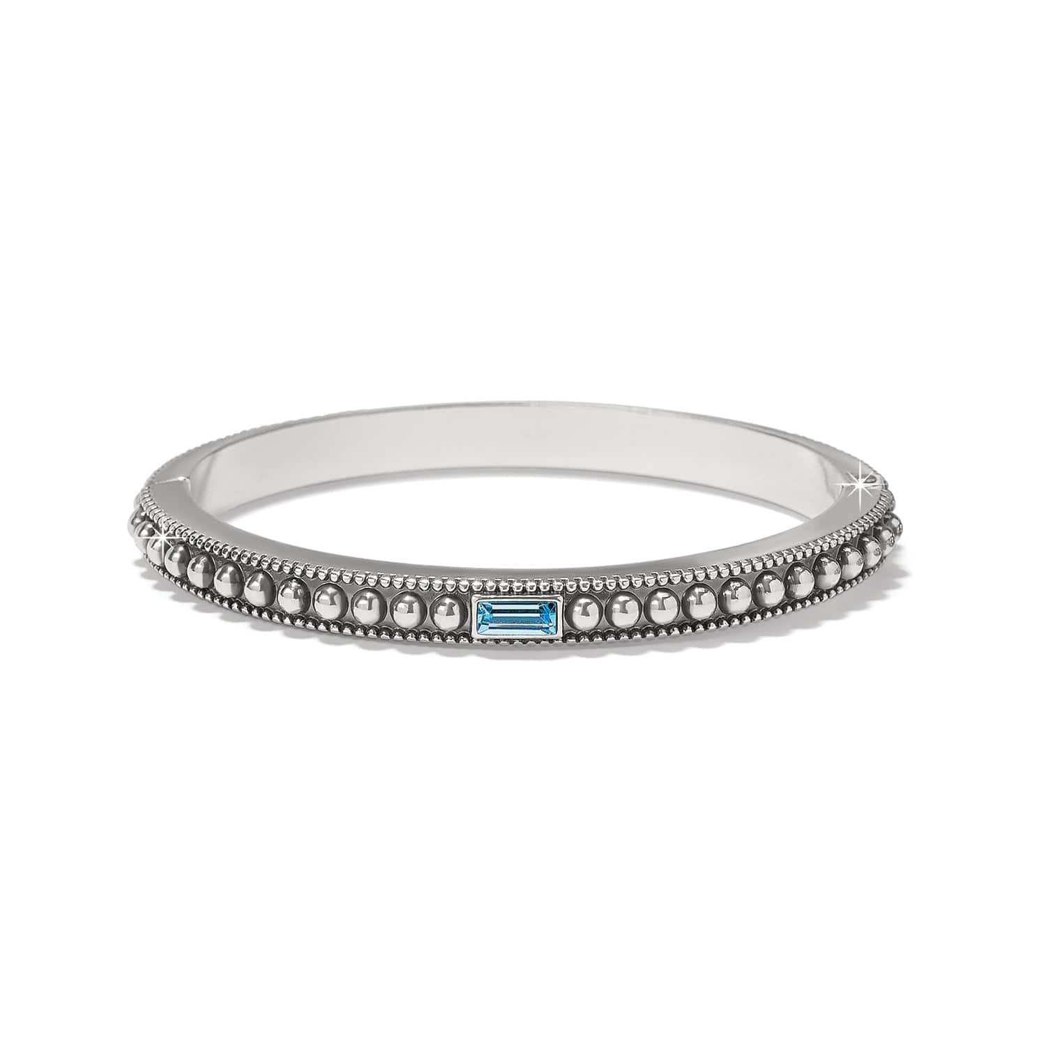 Pretty Tough Gem Hinged Bangle - Image 3