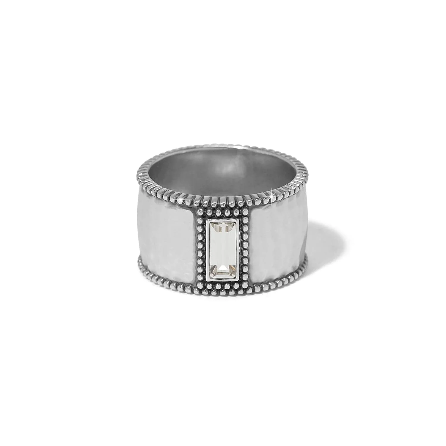 Pretty Tough Gem Wide Band Ring - Image 4