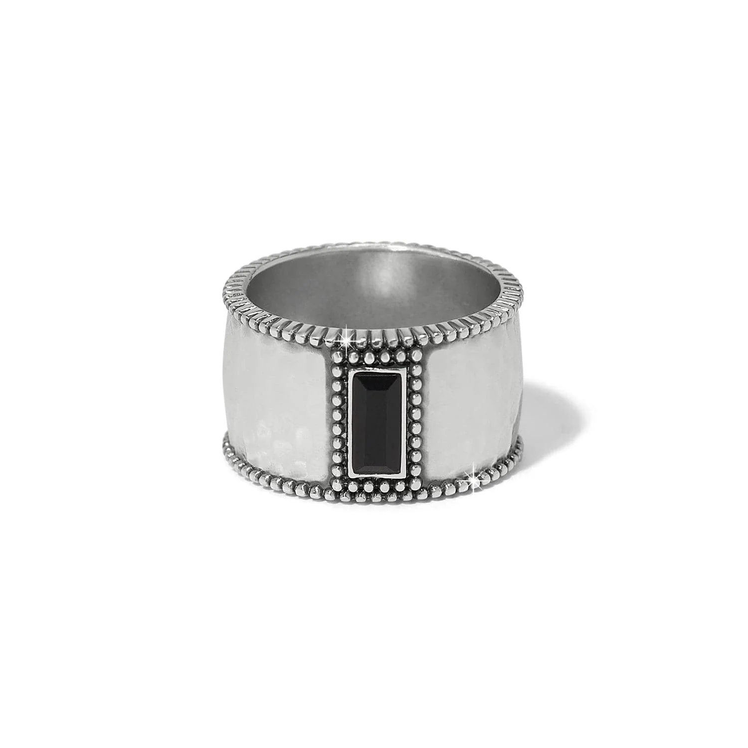 Pretty Tough Gem Wide Band Ring - Image 8