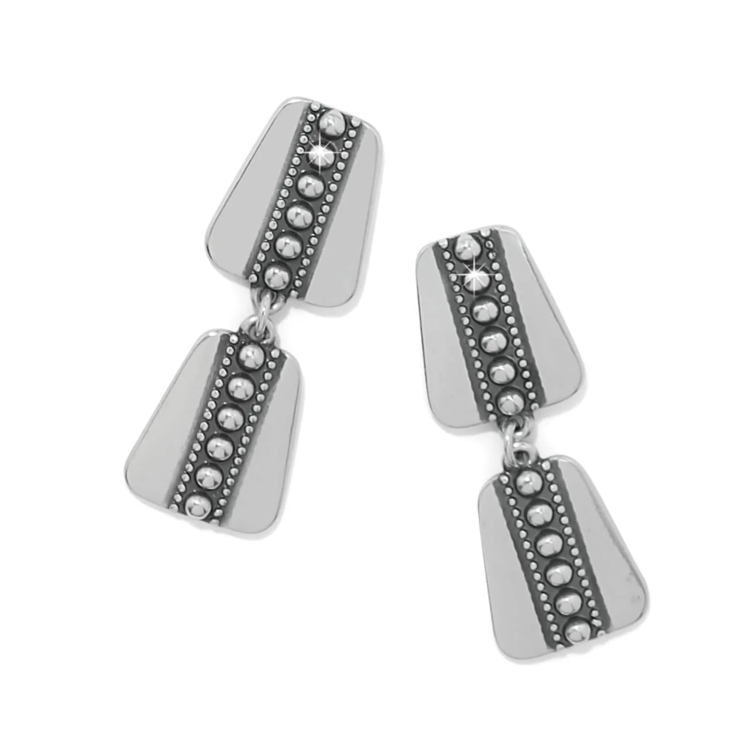 Pretty Tough Geo Post Drop Earrings