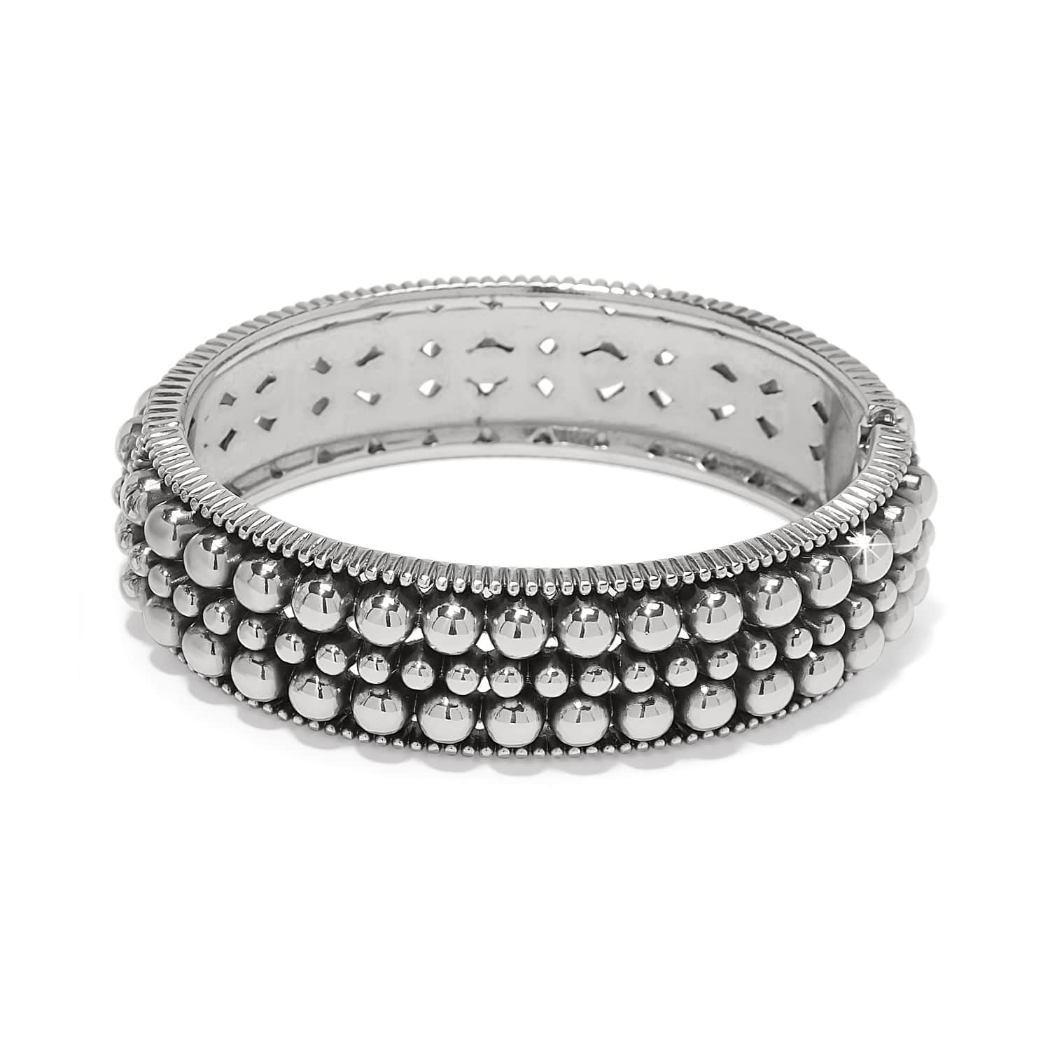 Pretty Tough Pierced Hinge Bangle - Image 2