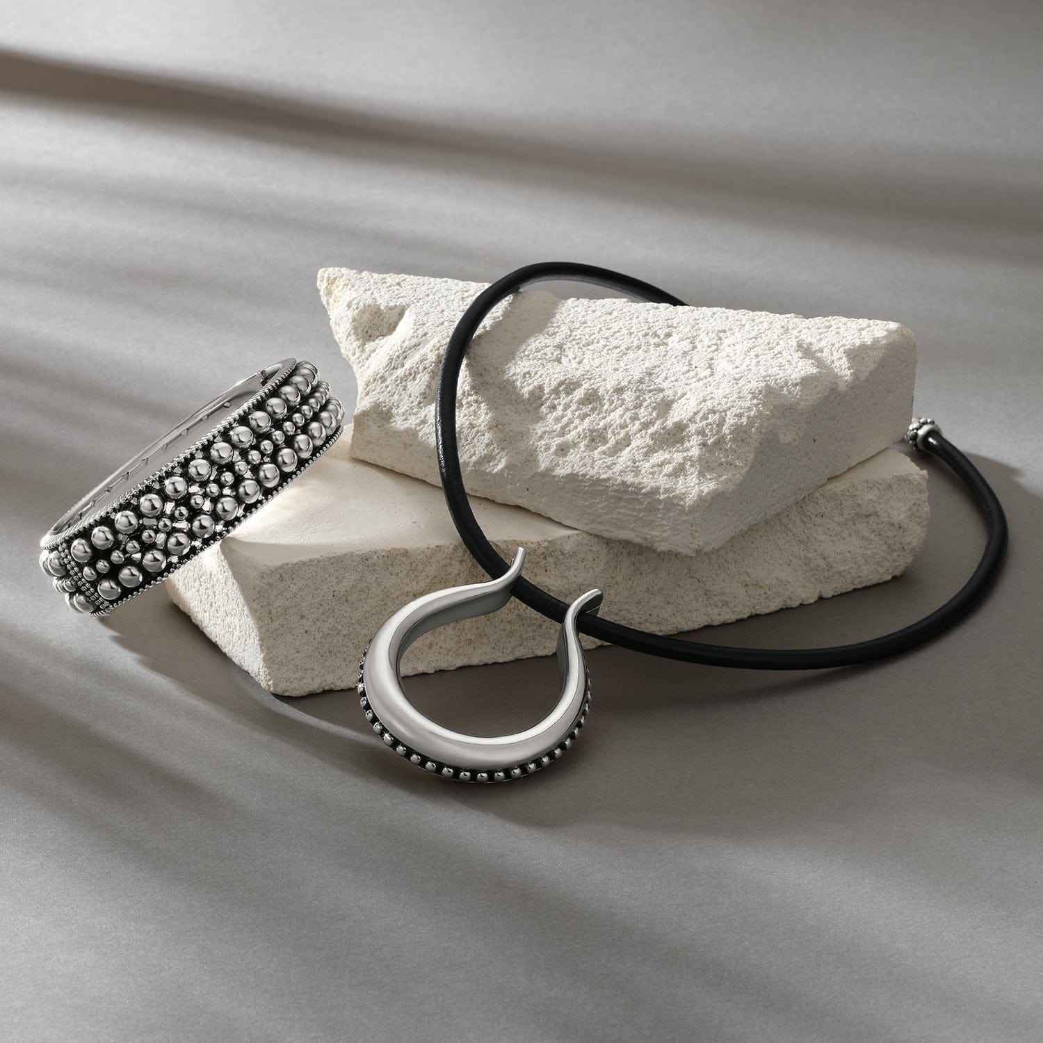 Pretty Tough Pierced Hinge Bangle - Image 3