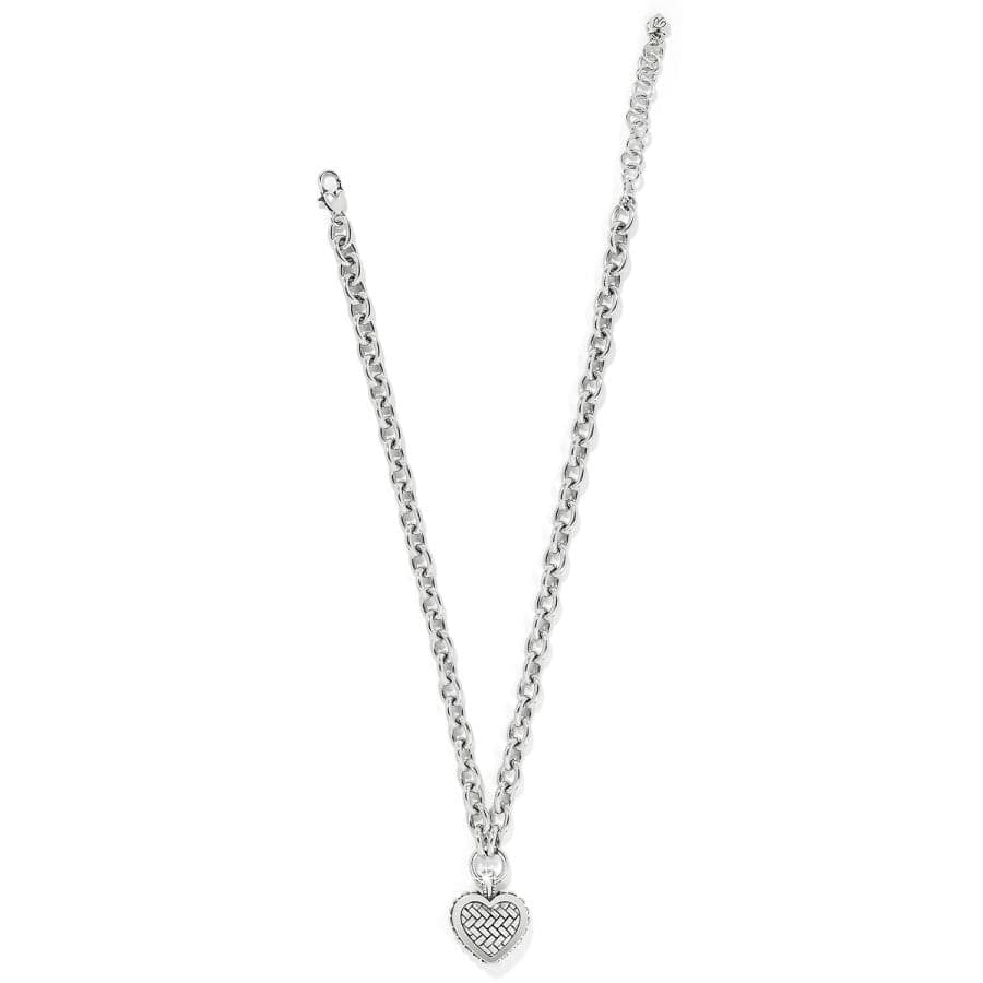 Pretty Tough Weave Heart Necklace - Image 3