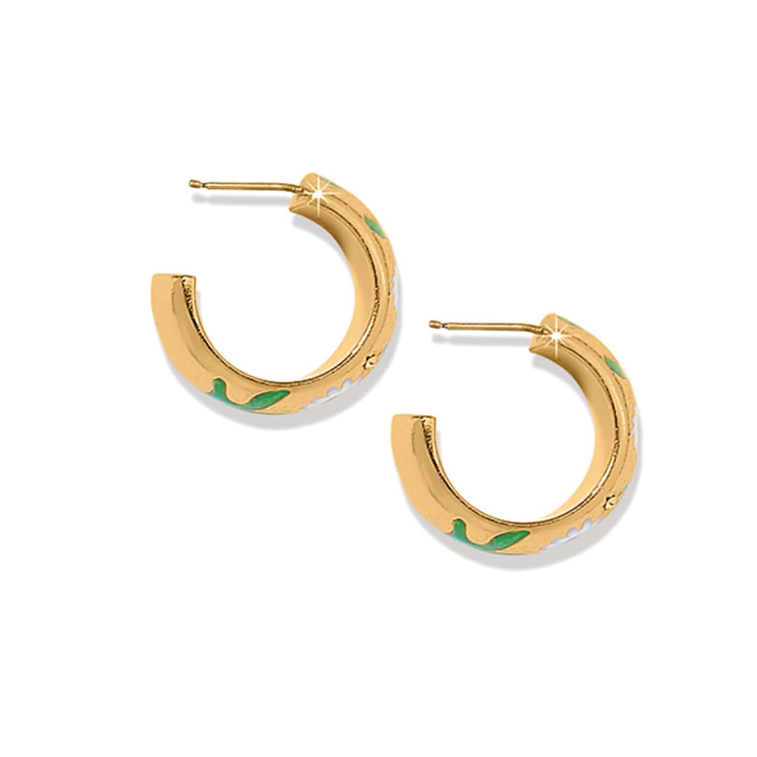 Reverie Daisy Hoop Earrings - Image 2
