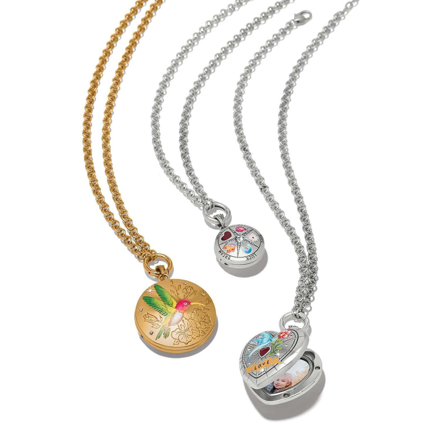 Reverie Hummingbird Locket Necklace - Image 4