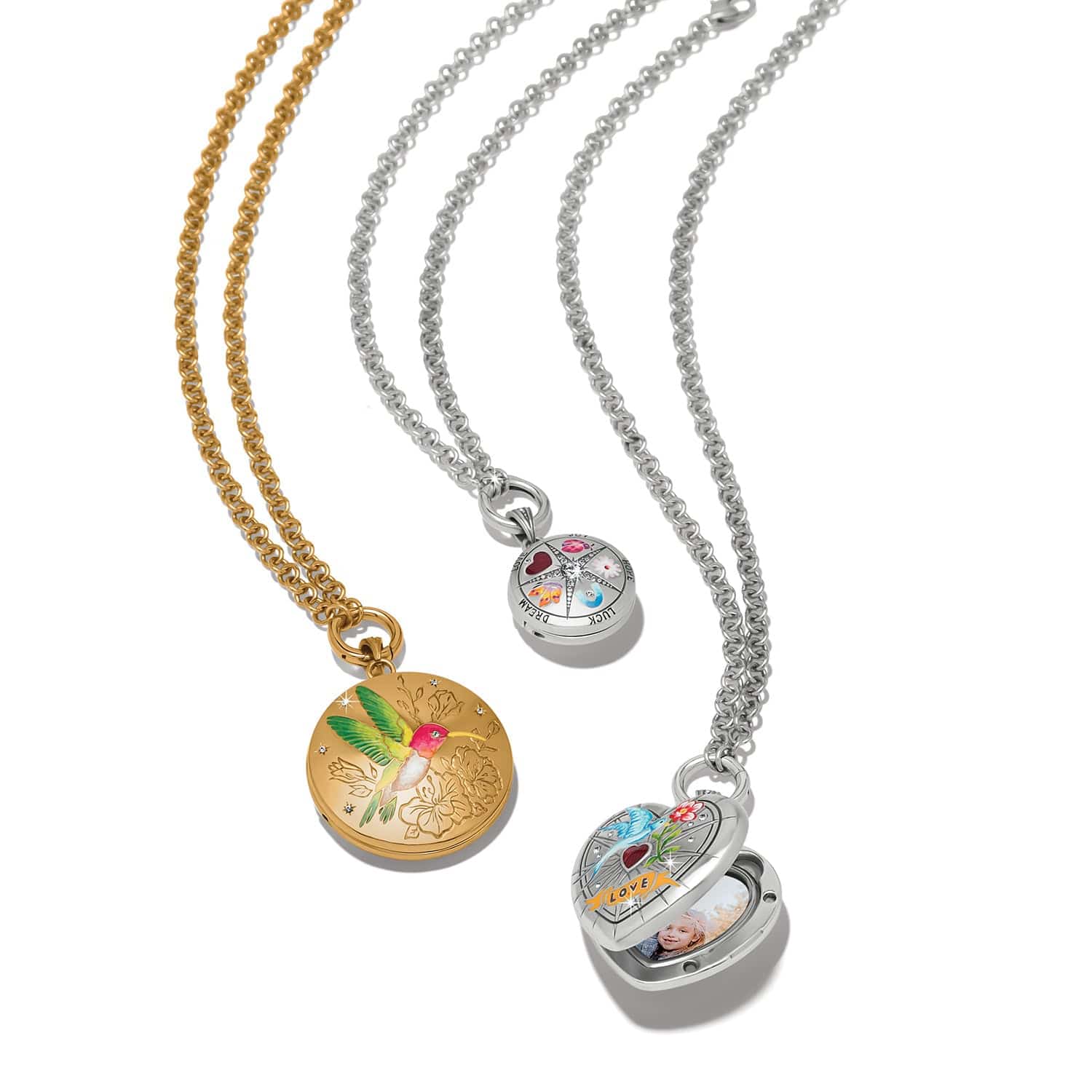 Reverie Hummingbird Locket Necklace - Image 5