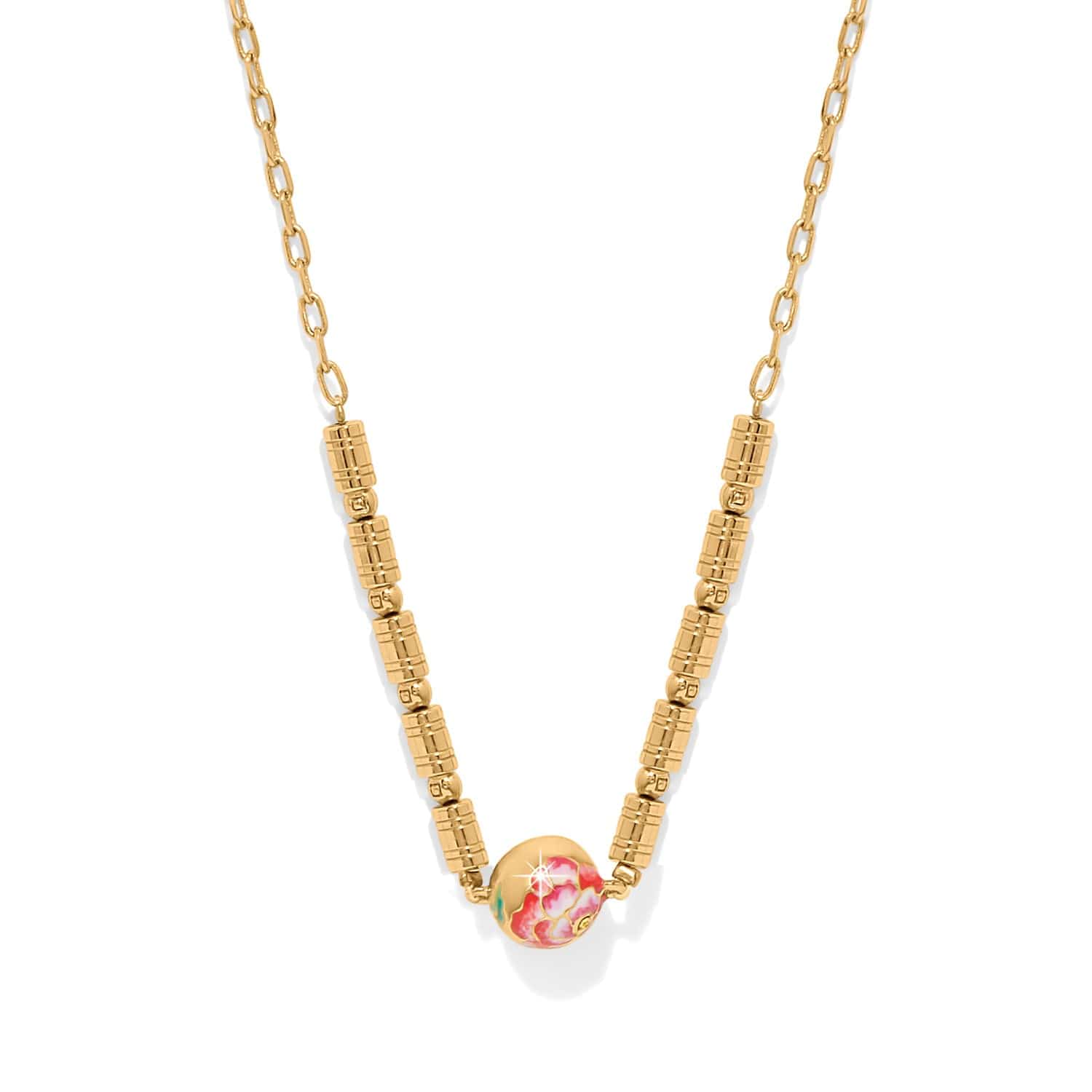 Rose Petal Short Necklace