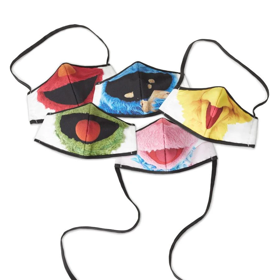 Sesame Street All Characters Adult Face Mask (5 pack) - Image 2