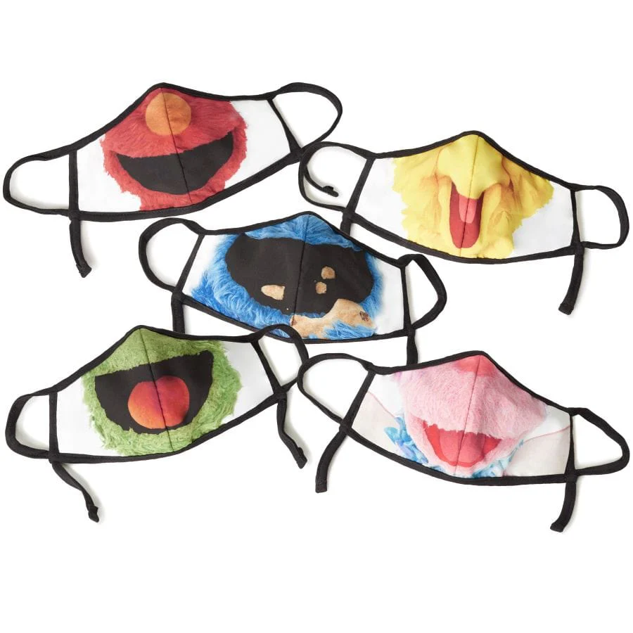 Sesame Street All Characters Child Face Mask (5 pack) - Image 2
