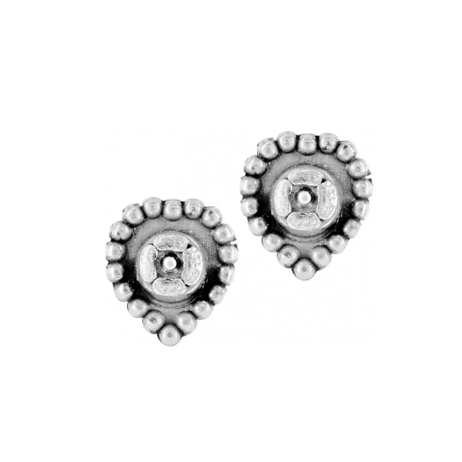 Shimmer Heart Mini Post Earrings - Image 5