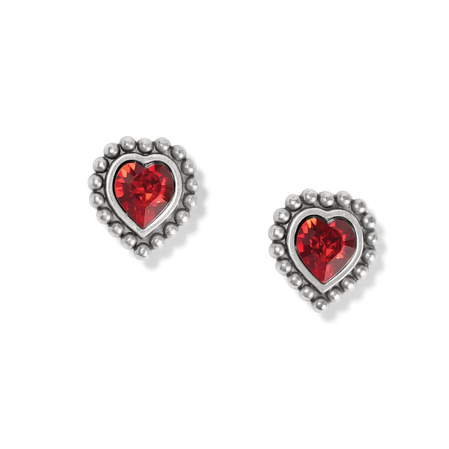 Shimmer Heart Mini Post Earrings - Image 7