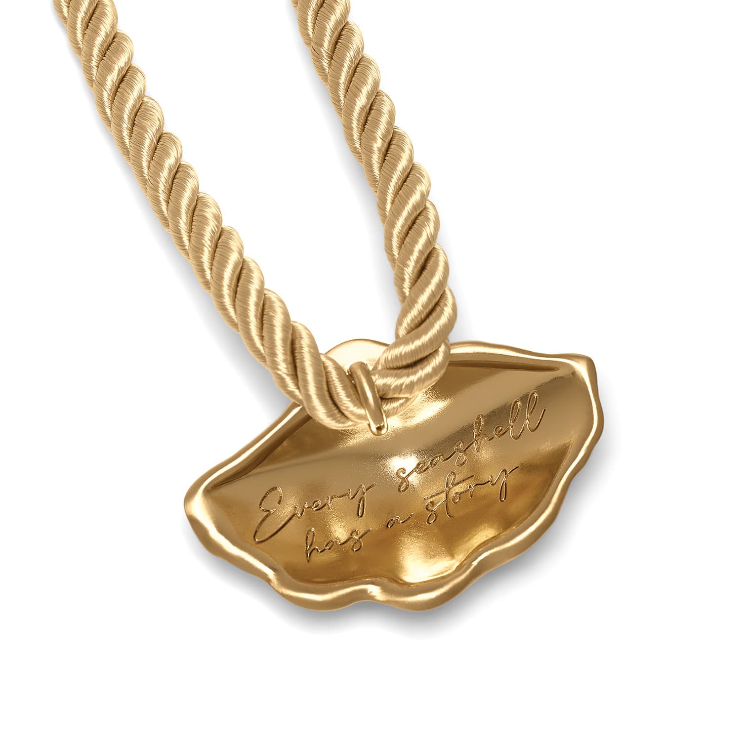 Solstice Shell Corded Necklace - Image 4