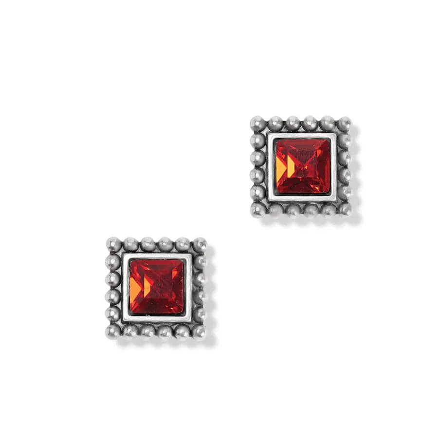 Sparkle Square Mini Post Earrings - Image 12