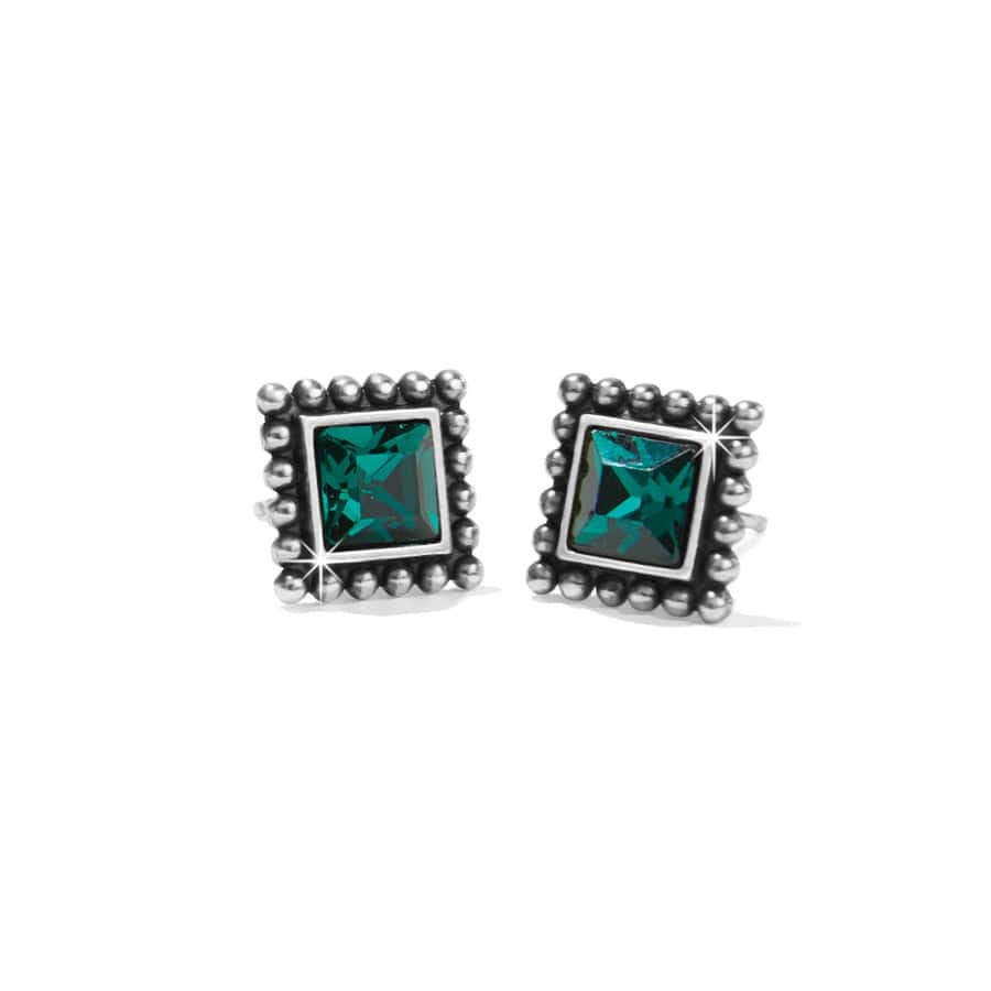 Sparkle Square Mini Post Earrings - Image 6