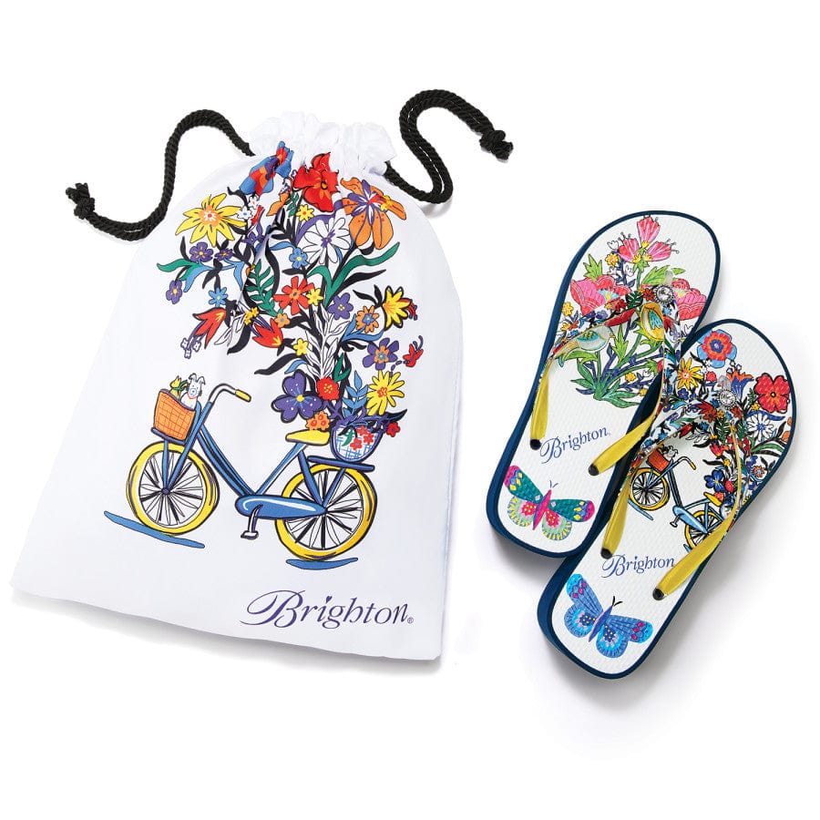 Sunny Wedge Flip Flops - Image 4