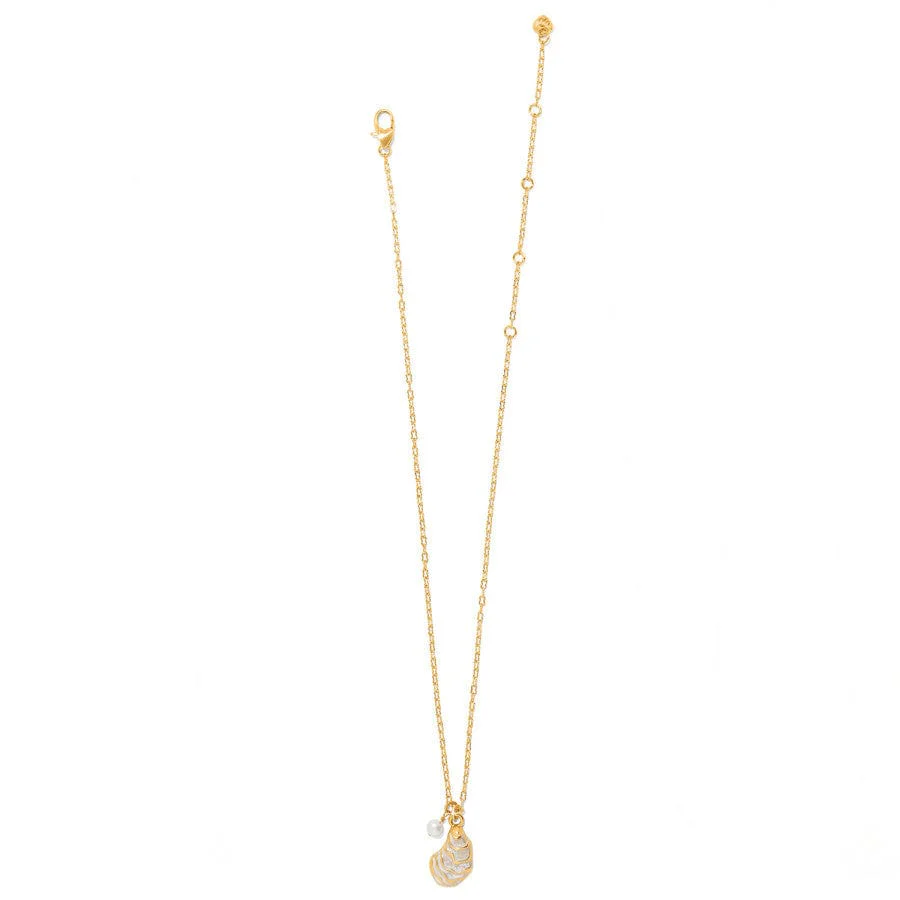 Sunset Cove Oyster Duo Necklace - Image 2