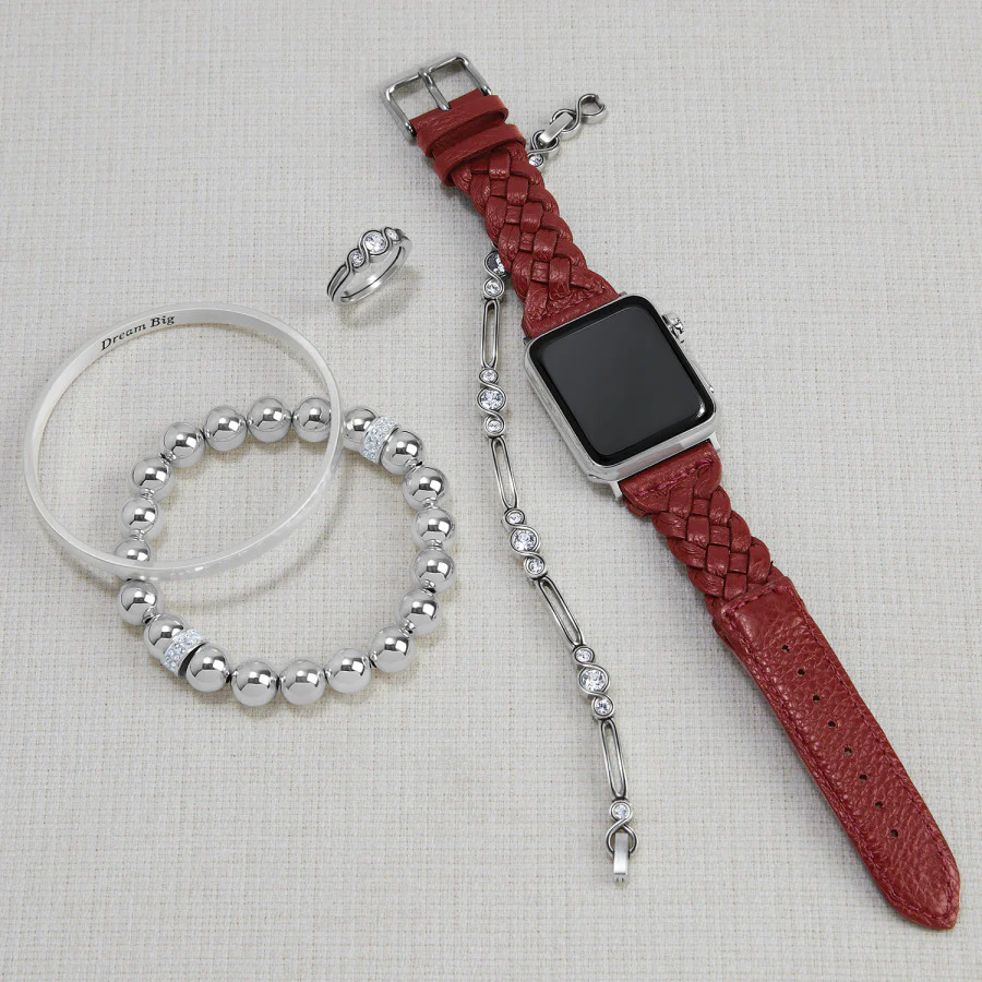 Sutton Braided Leather Watch Band - Image 2