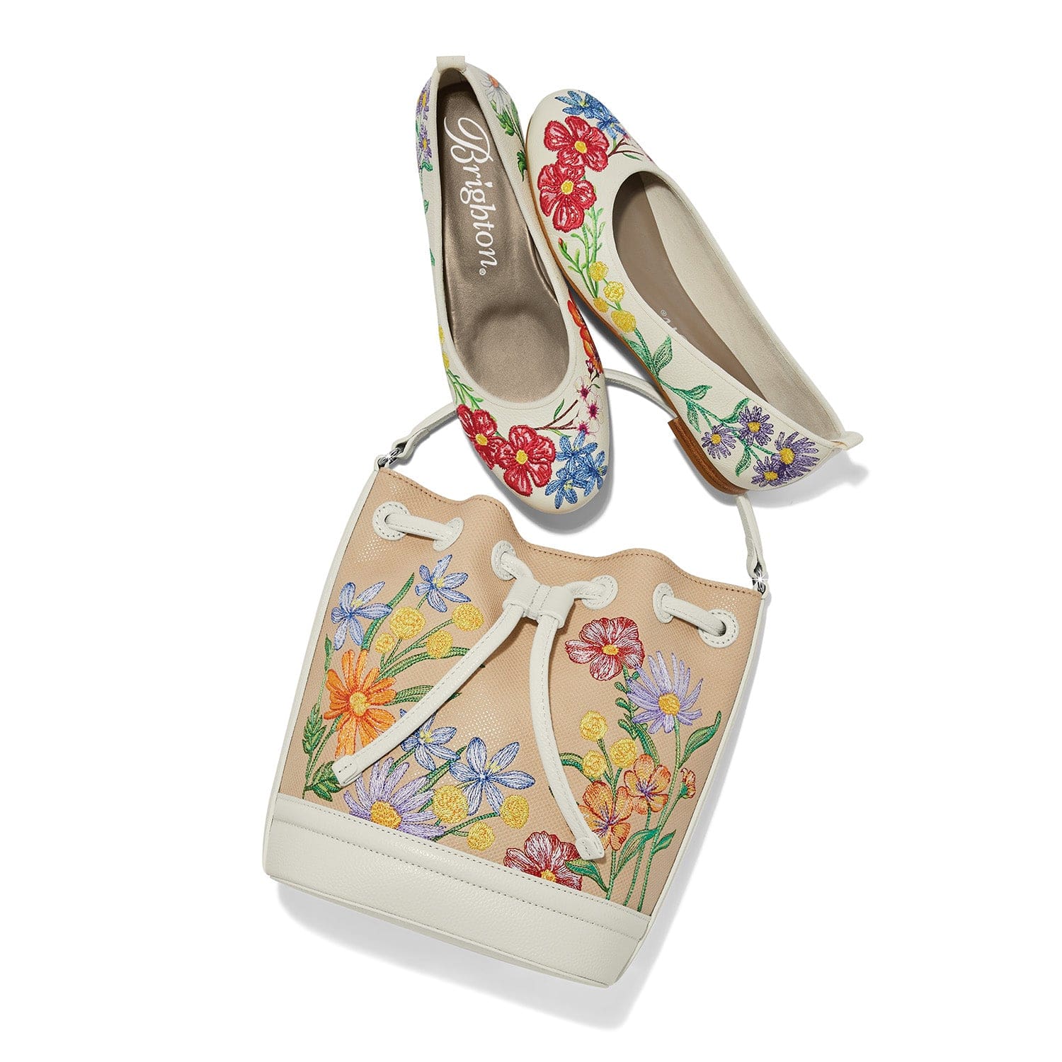 Sydney Betty Embroidered Bucket Bag - Image 4