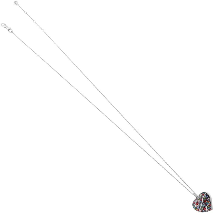 Trust Your Journey Convertible Reversible Large Heart Necklace - Image 4