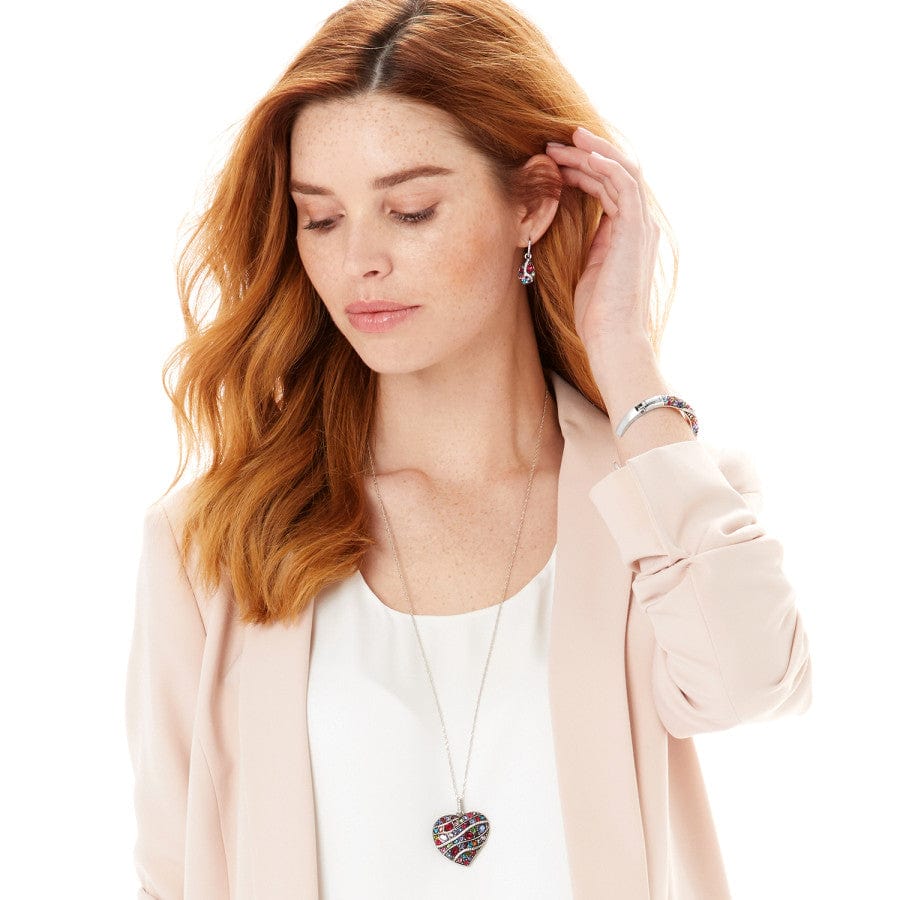 Trust Your Journey Convertible Reversible Large Heart Necklace - Image 5