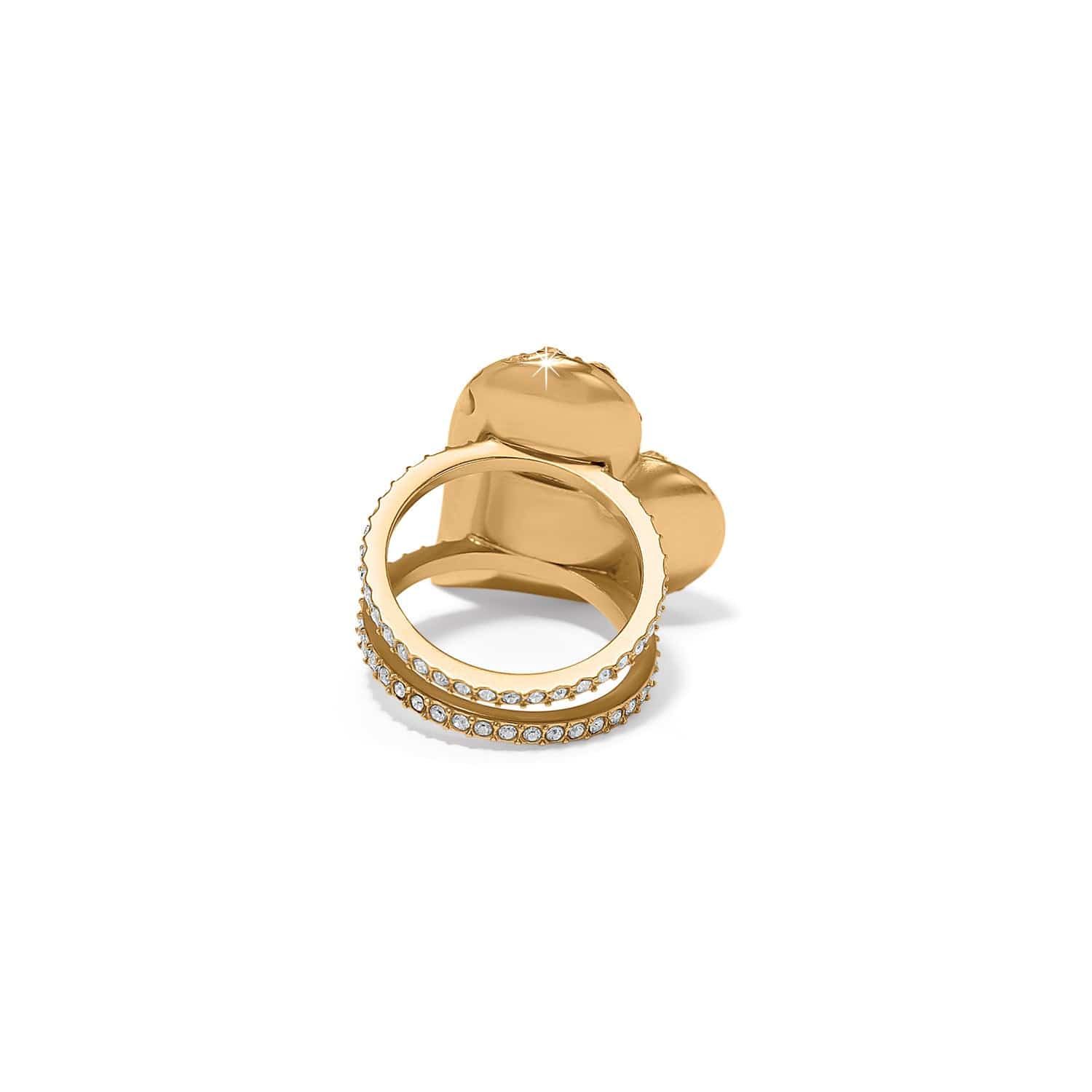 Trust Your Journey Golden Heart Ring - Image 3