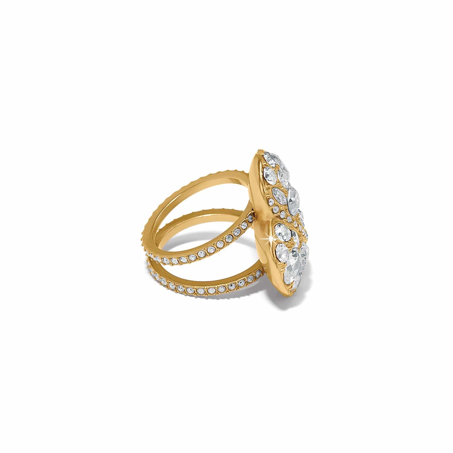 Trust Your Journey Golden Heart Ring - Image 4