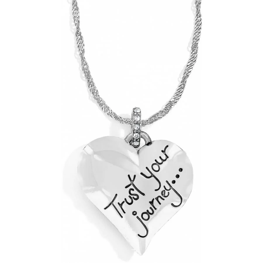 Trust Your Journey Heart Necklace - Image 10