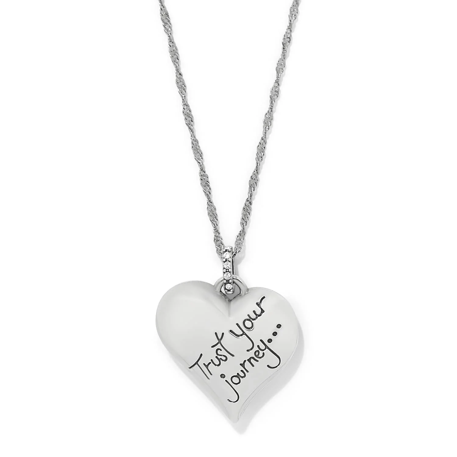 Trust Your Journey Heart Necklace - Image 14