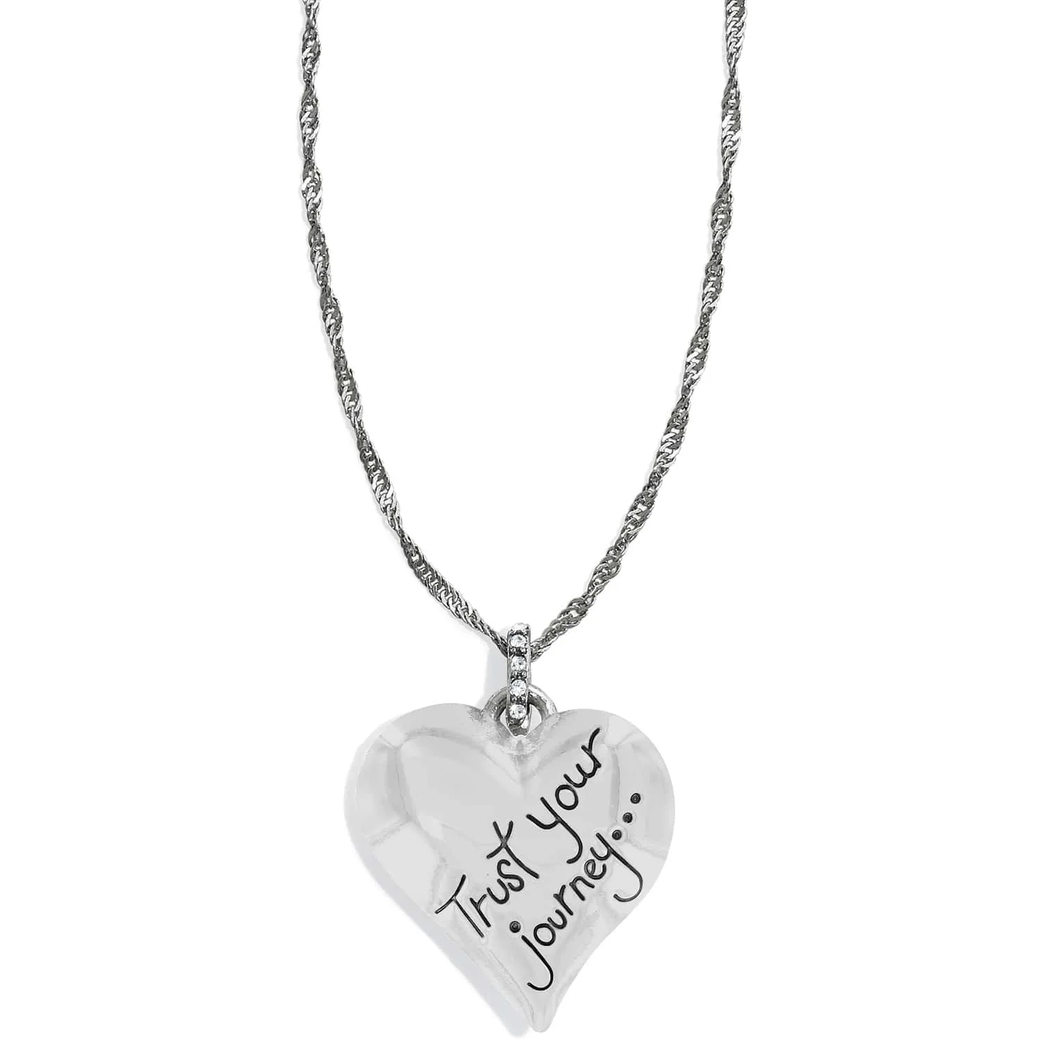 Trust Your Journey Heart Necklace - Image 6