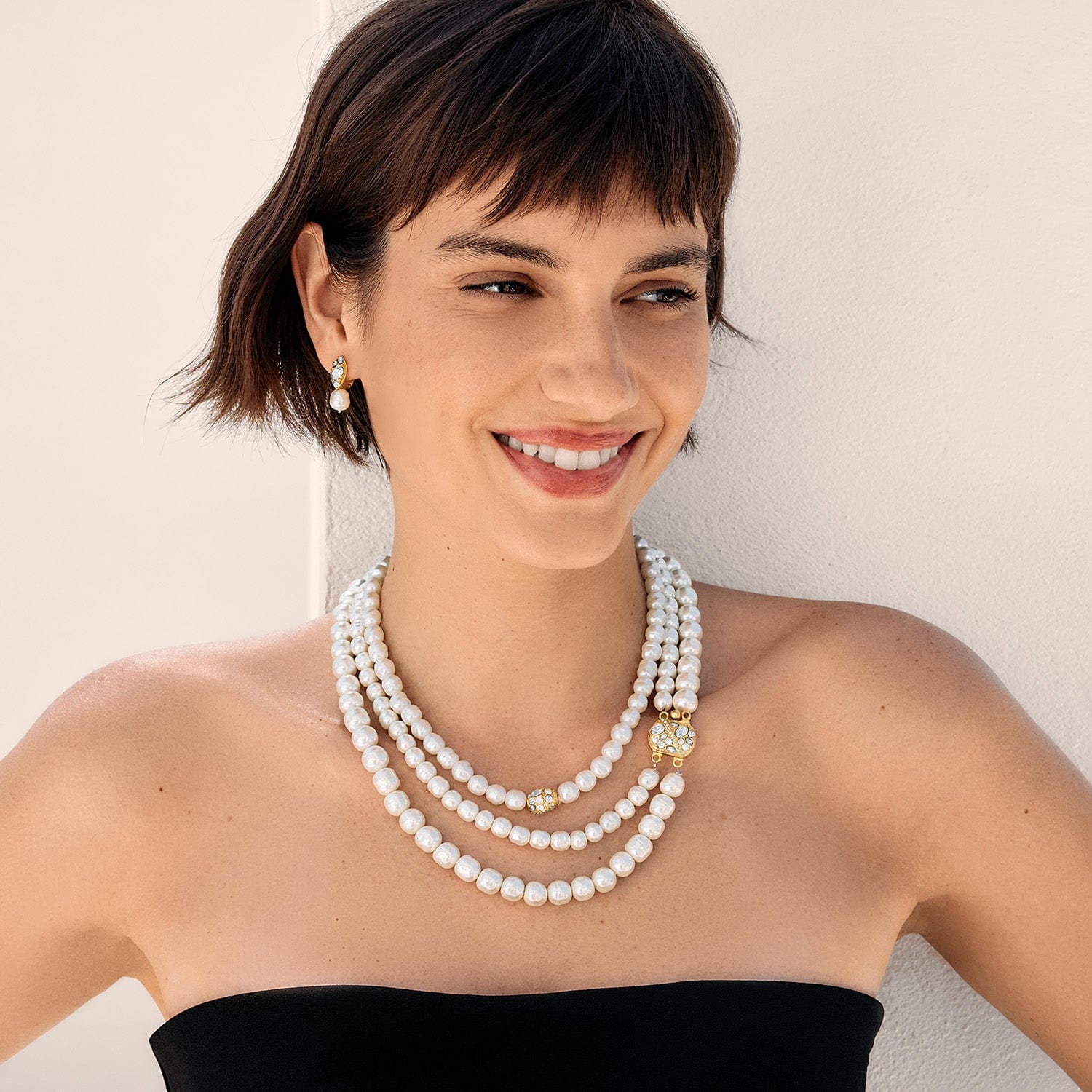 Trust Your Journey Pearl Necklace - Image 5