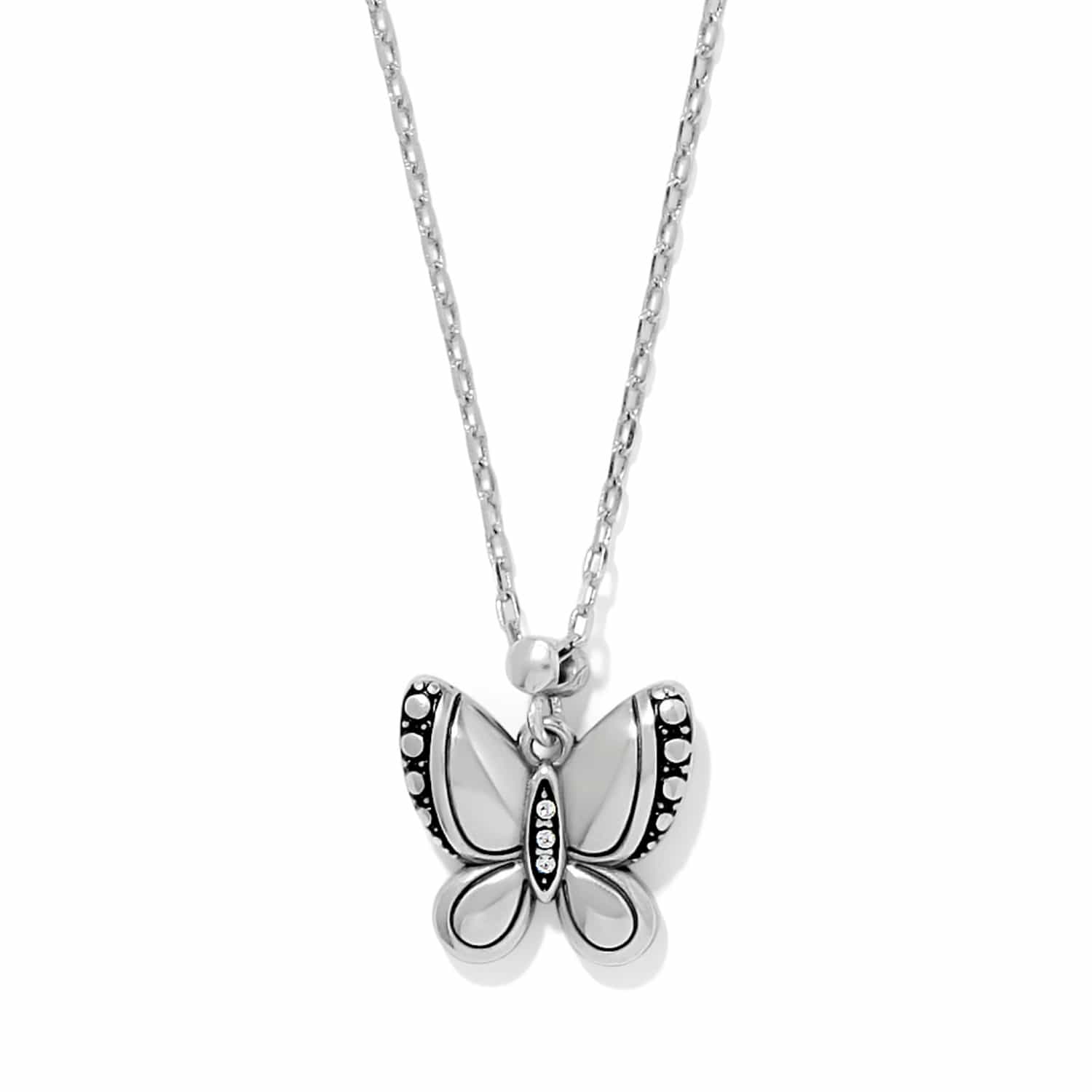 Trust Your Journey Petite Butterfly Necklace - Image 2
