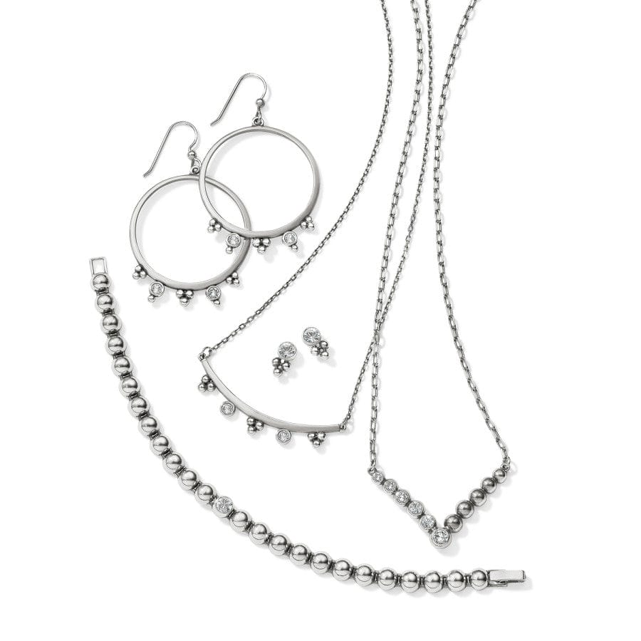 Twinkle Granulation Round French Wire Earrings - Image 2