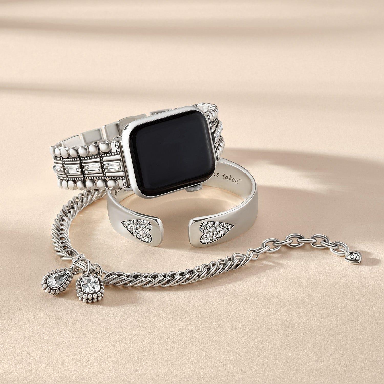 Twinkle Luxe Charm Link Bracelet - Image 3