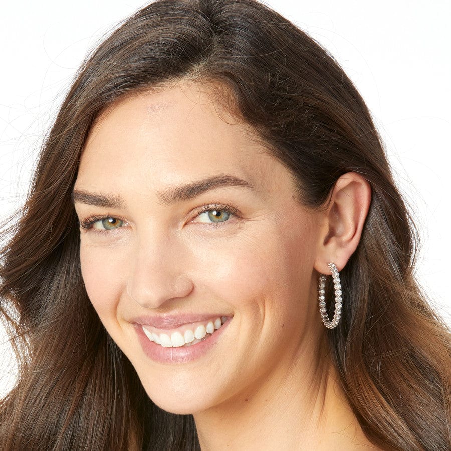 Twinkle Splendor Medium Hoop Earrings - Image 3