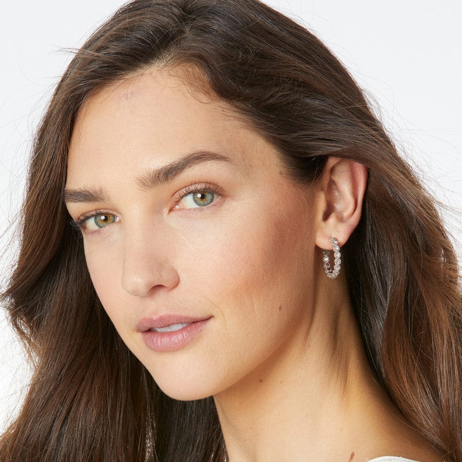 Twinkle Splendor Small Hoop Earrings - Image 3