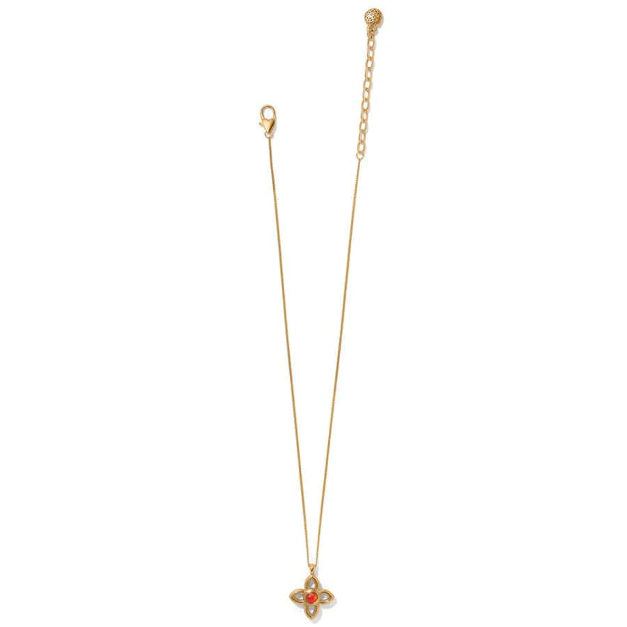 Venetian Gems Flower Petite Necklace - Image 3