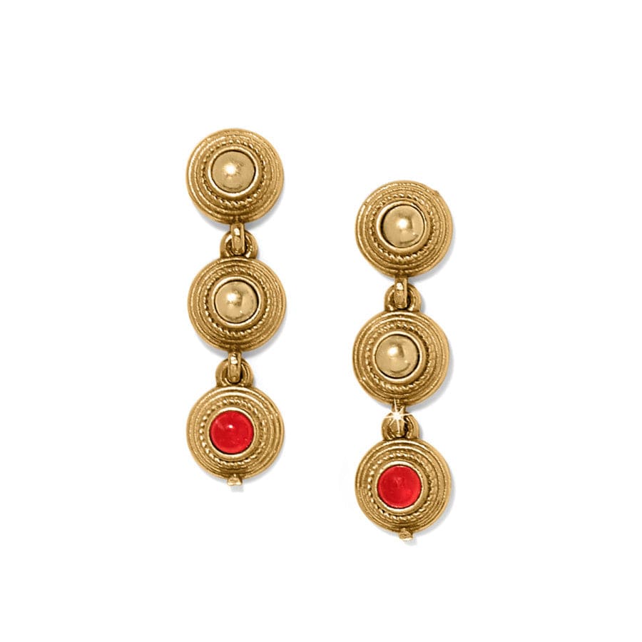 Venetian Gems Post Drop Earrings - Image 2