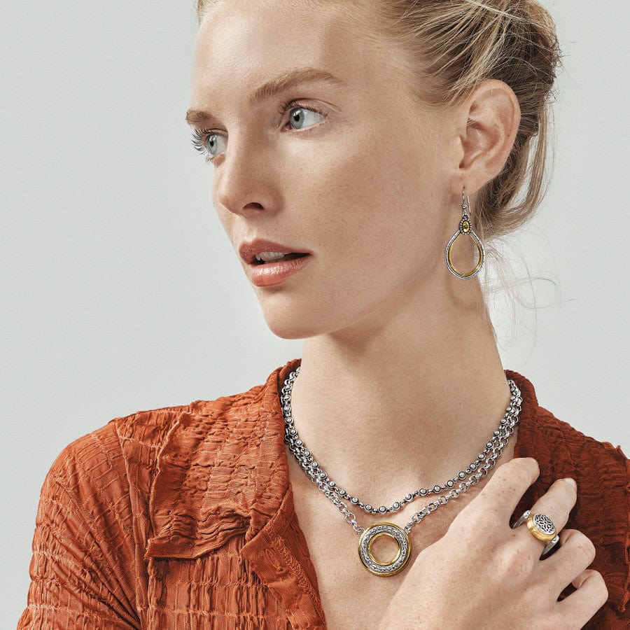 Venezia Open Ring Short Necklace - Image 4