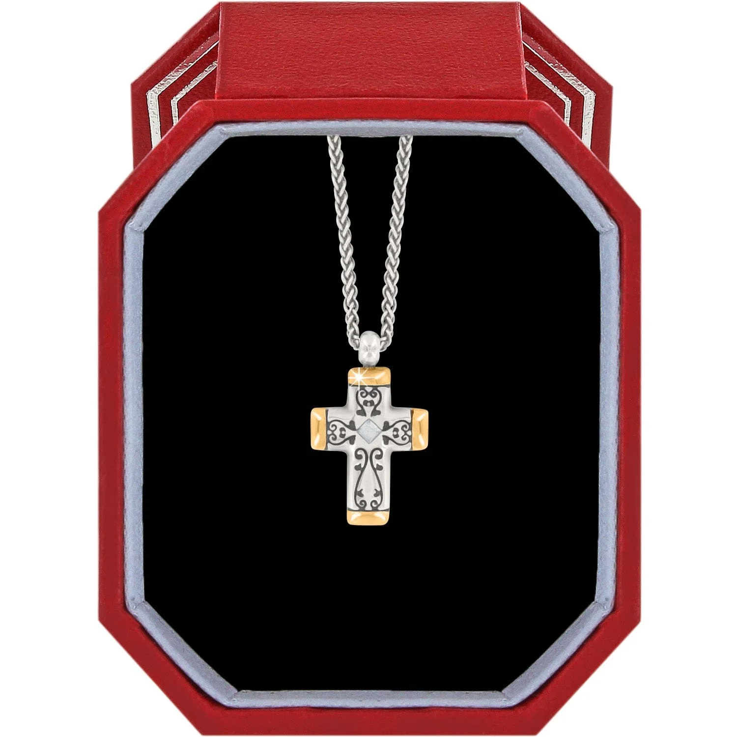 Venezia Petite Cross Necklace Gift Box